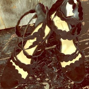 Black High heel sandals